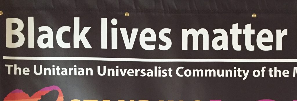 Black LIves Matter banner