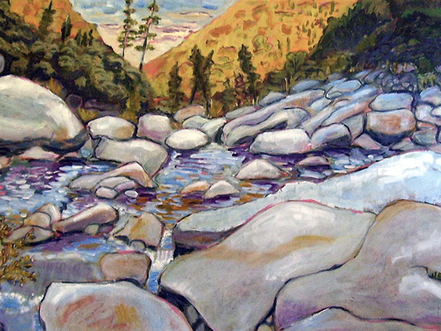 yuba at sundown art