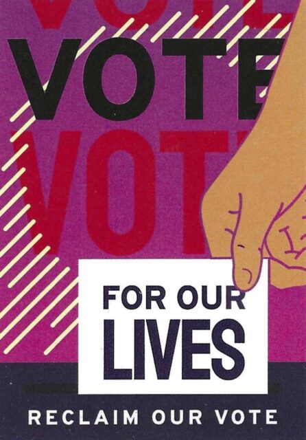 Vote for our Lives graphic