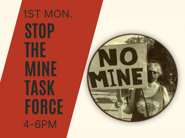 Stop the Mine Taskforce Meetings on hold