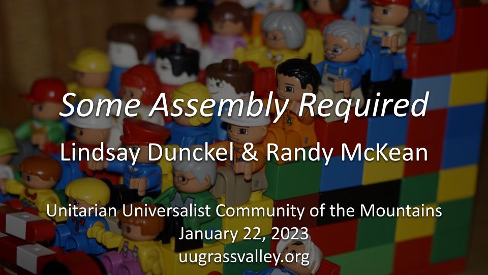 Some Assembly Required – January 22, 2023
