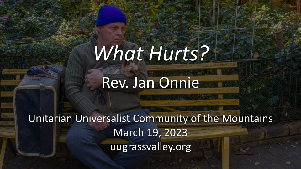 What Hurts? – March 19, 2023