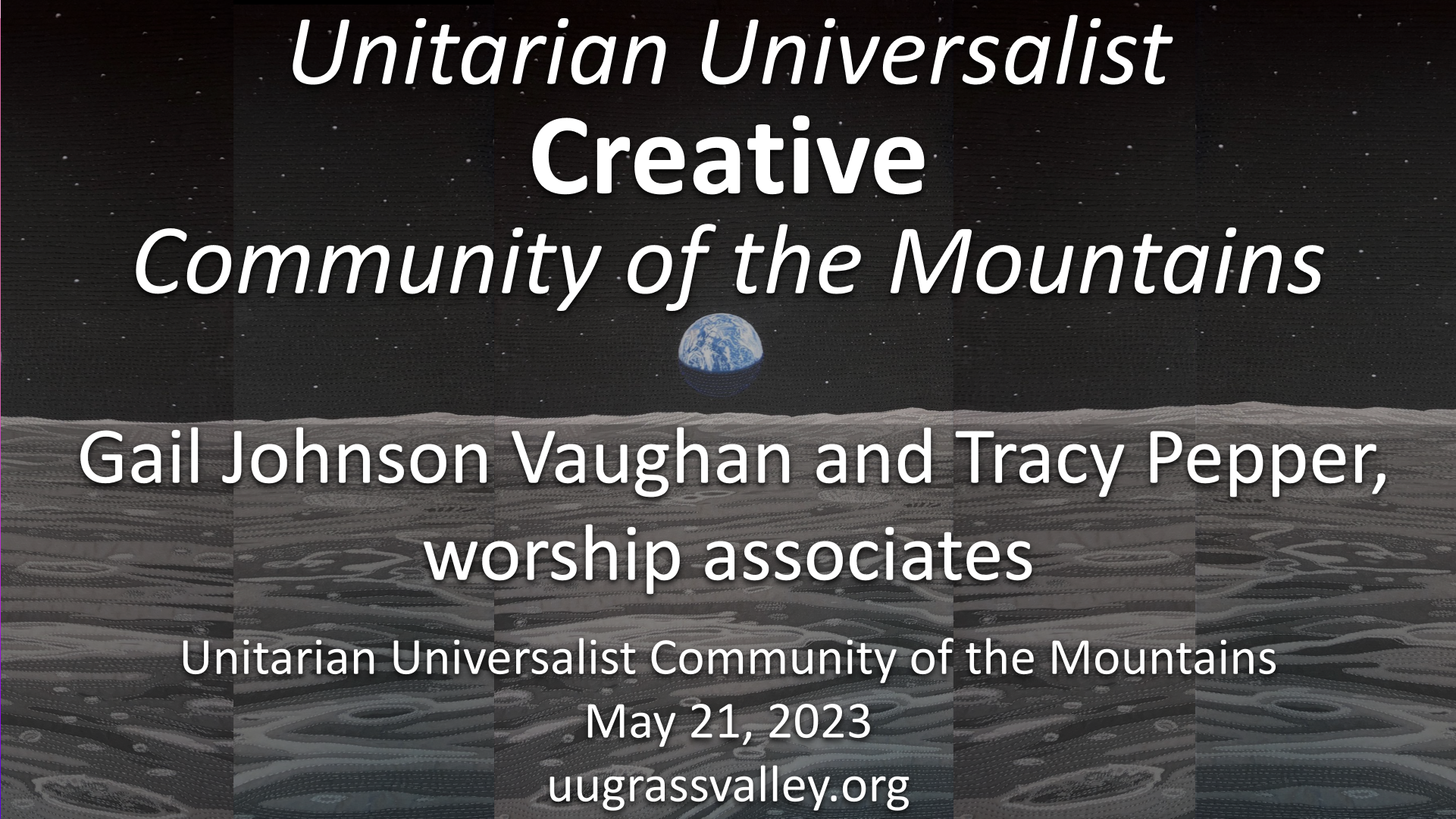 Unitarian Universalist CREATIVE Community of the Mountains