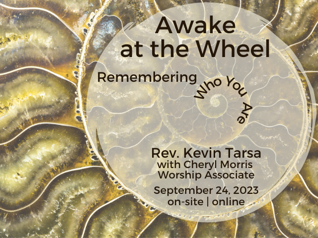 Awake at the Wheel: Remembering Who You Are