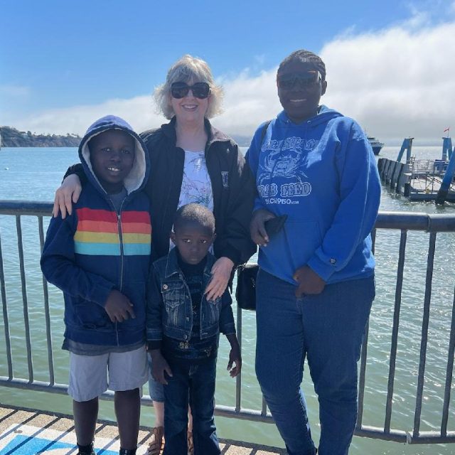 Andou-StFort family with Leisa by San Francisco Bay