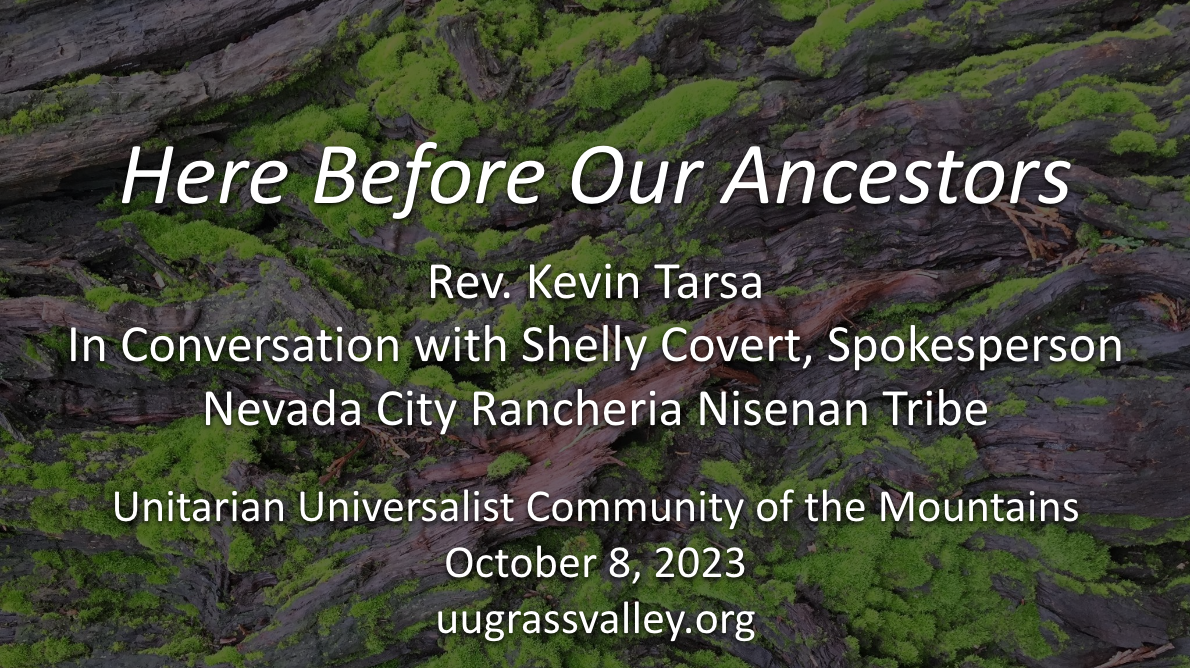 Here Before Our Ancestors