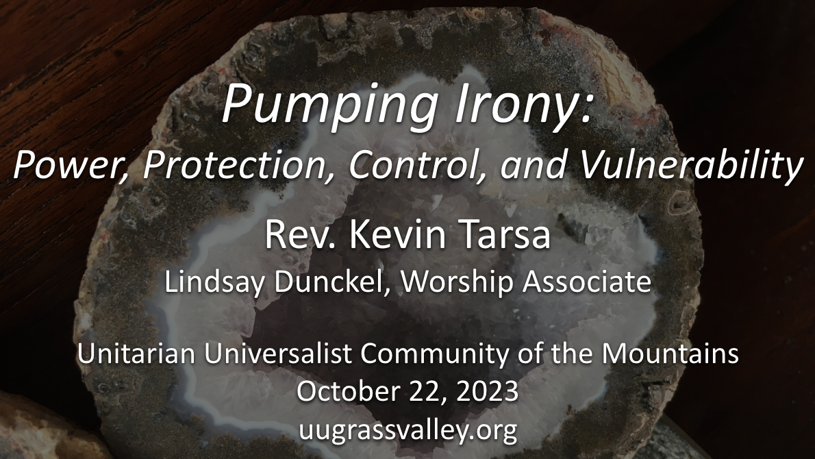 Pumping Irony: Power, Protection, Control, and Vulnerability