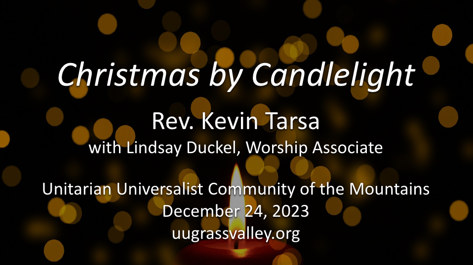 Christmas Eve by Candlelight