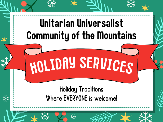Holidays at UUCM