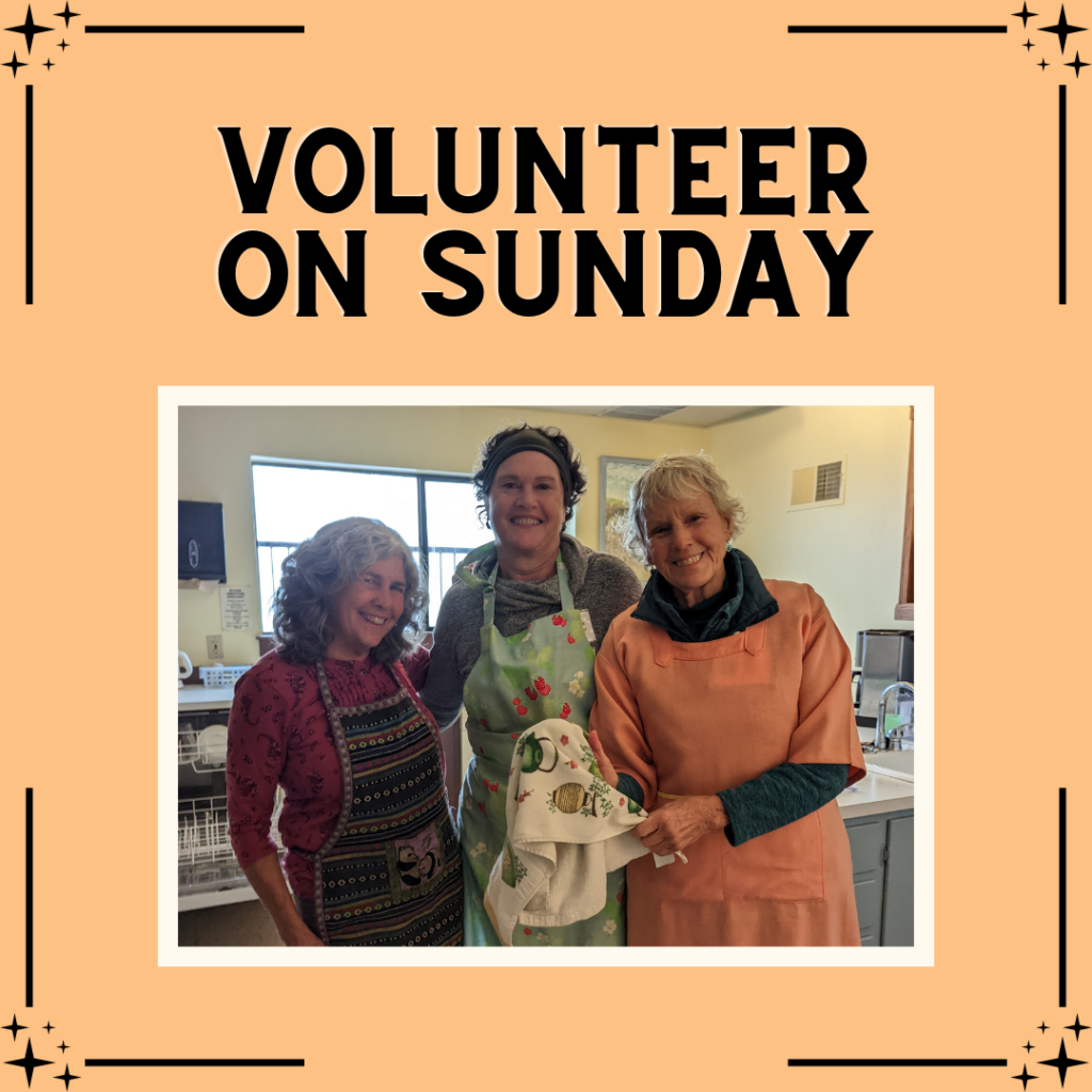 Volunteer on Sunday