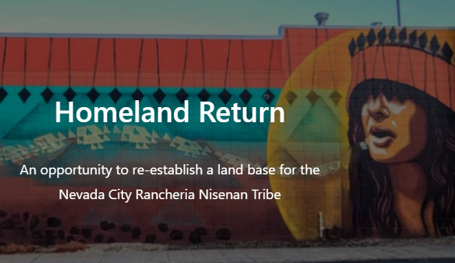 Nisenan Homeland Return: The facts and the fictions