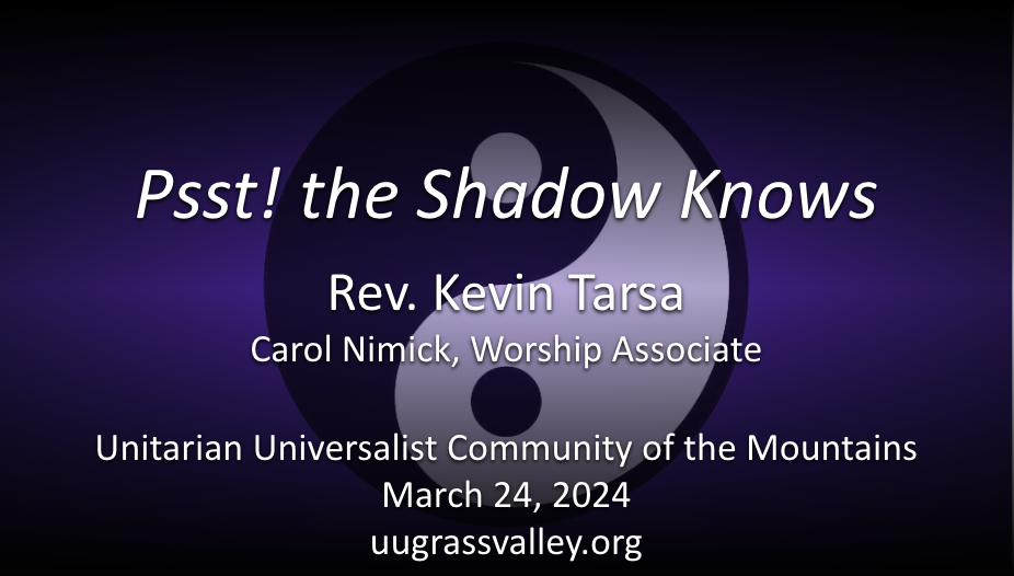 Psst! The Shadow Knows