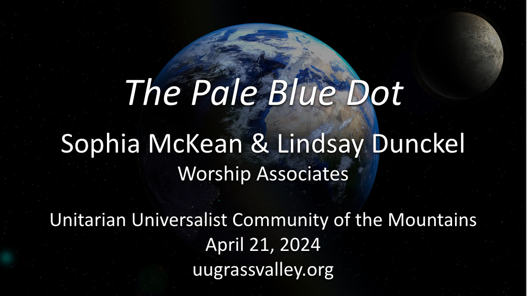 The Pale Blue Dot