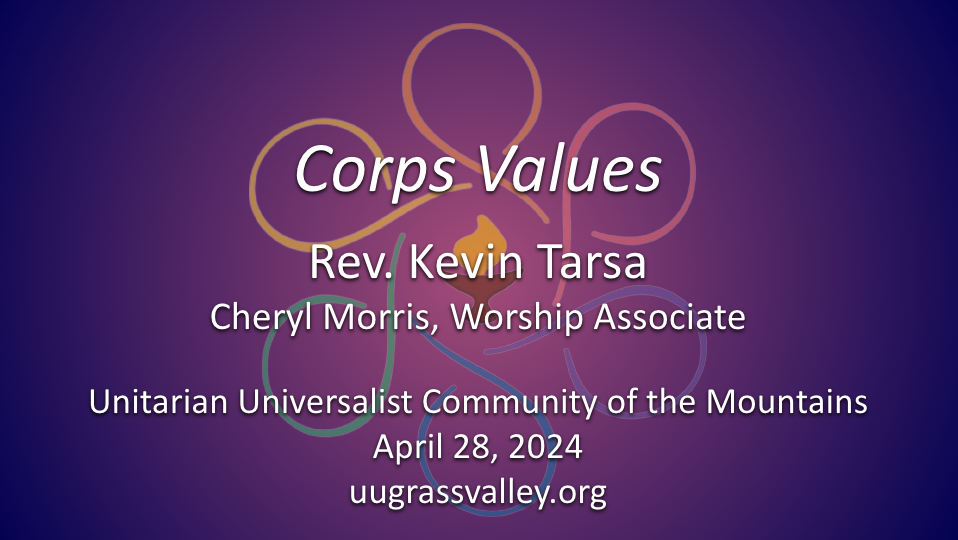 Corps Values