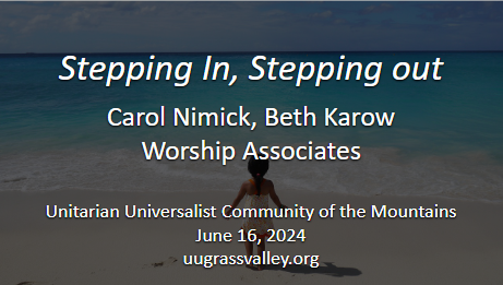 Stepping In, Stepping Out