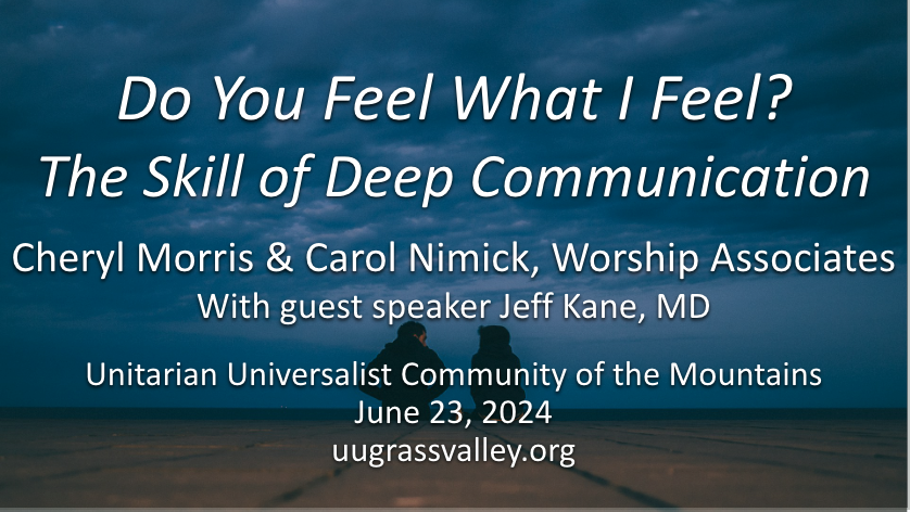 Do You Feel What I Feel?