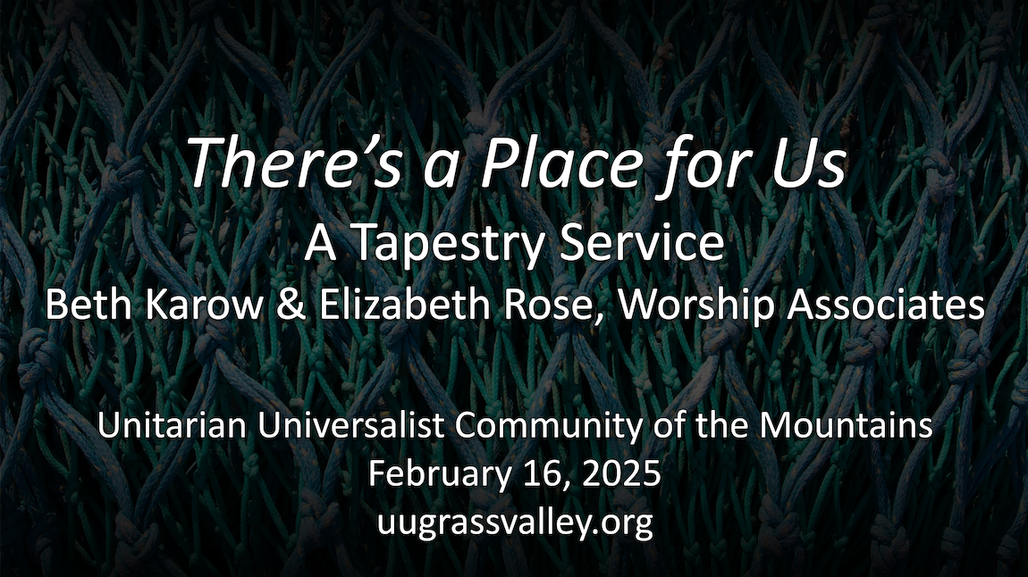 There’s a Place For Us