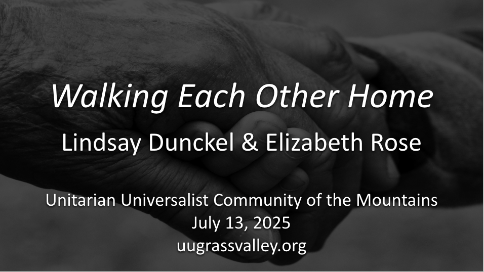 Walking Each Other Home