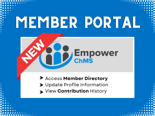 New! Members & Friends Online Portal