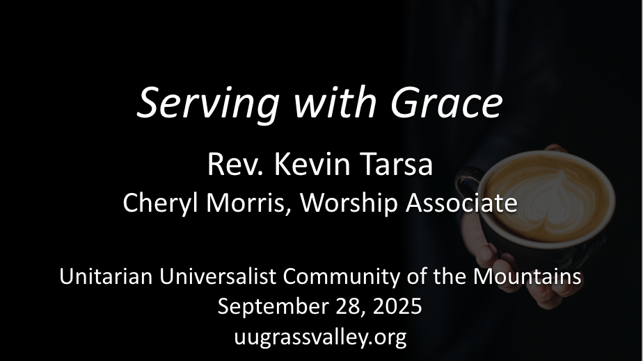 Serving with Grace   
