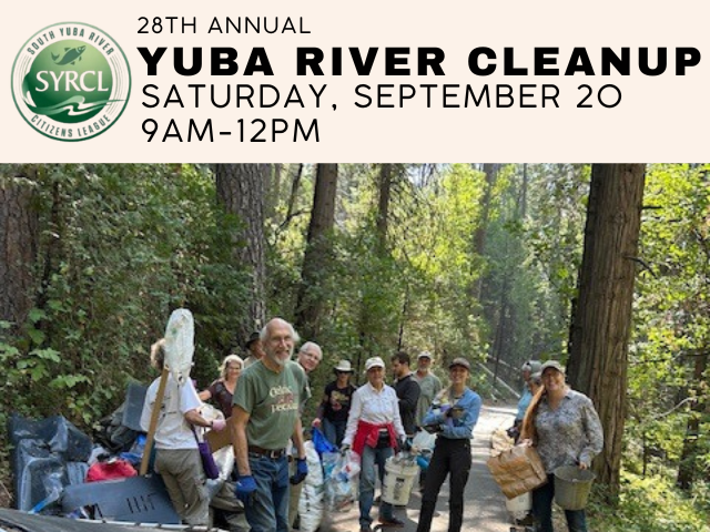 Join UUCM’s Team at SYRCL’s Yuba River Cleanup!