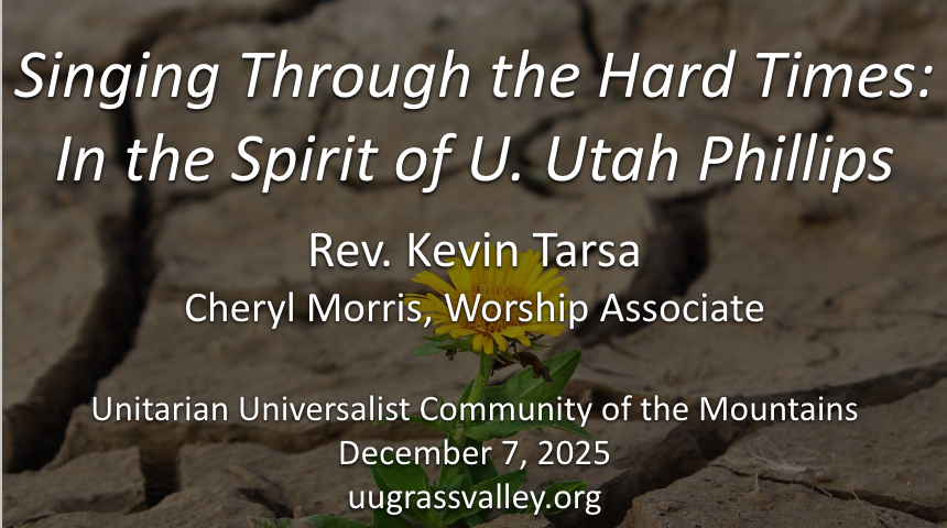 Singing Through the Hard Times