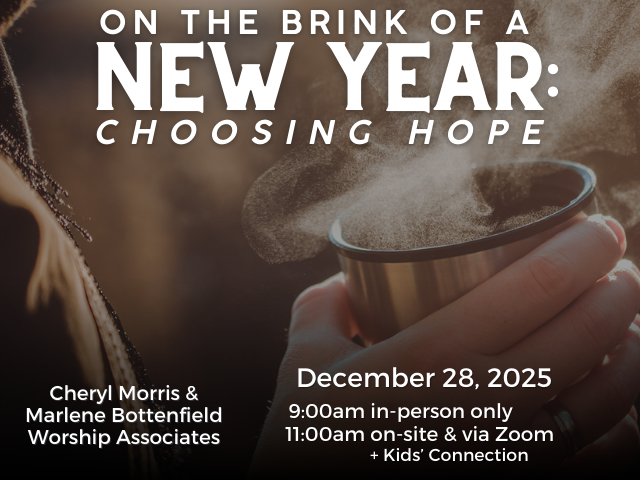 On the Brink of a New Year: Choosing Hope