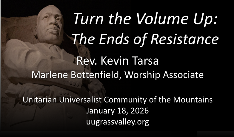 Turn the Volume Up: The Ends of Resistance