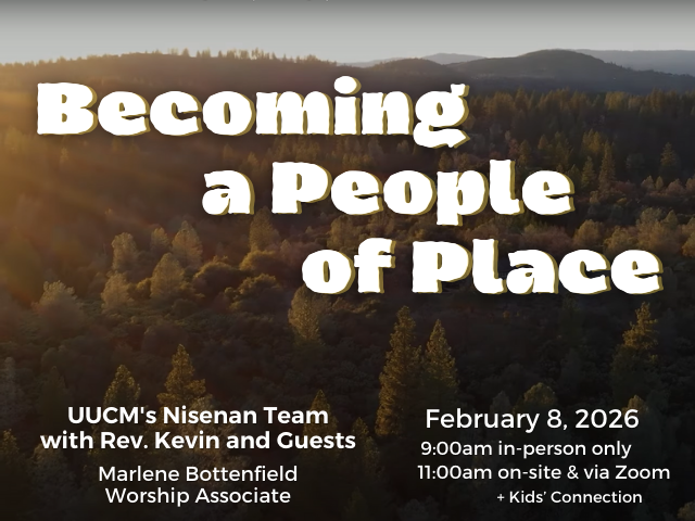 Becoming a People of Place