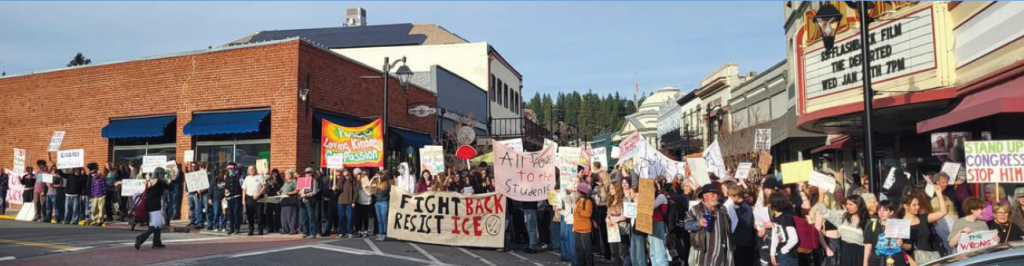 UUs at Jan 23 ICE walk-out downtown GV 2026