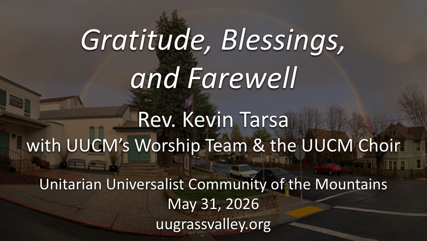 Gratitude, Blessings, and Farewell