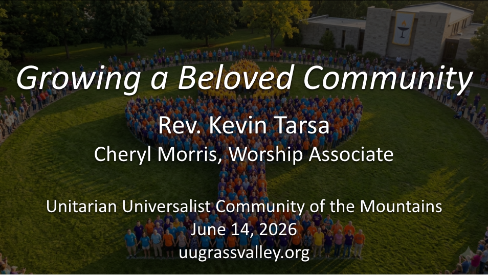 Growing a Beloved Community